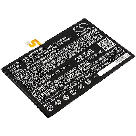 Bsc Preferred Samsung S5e Tab S5e 2019 Tab LTE Tab WiFi SM-T720 SM-T725 Tablet Repl. Battery CS-SMT720SL